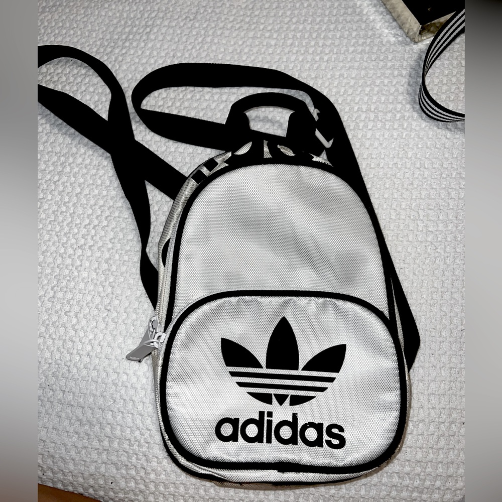 Adidas White Santiago Mini Backpack